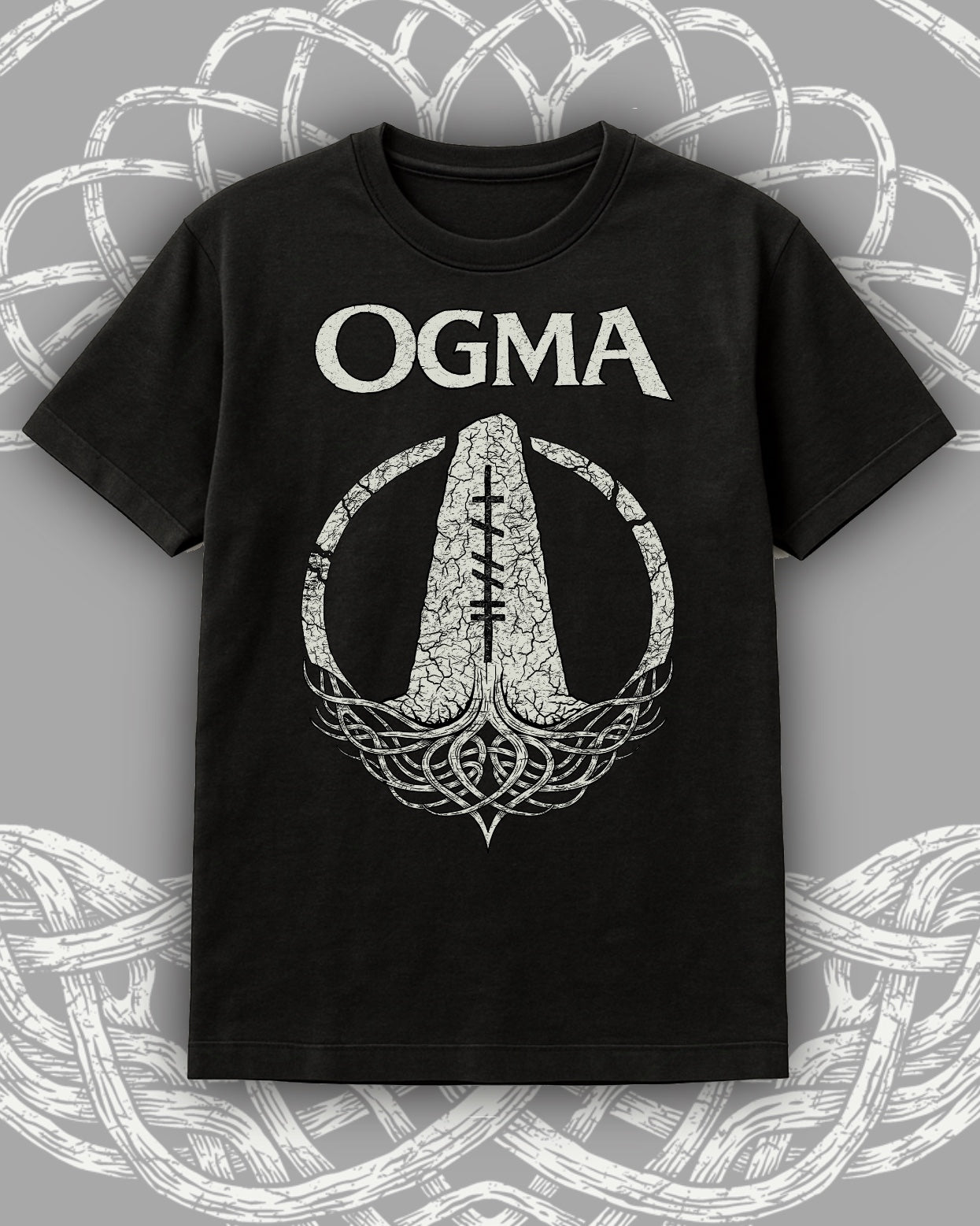 OGMA - Ogham Stone T-Shirt (Pre-order)
